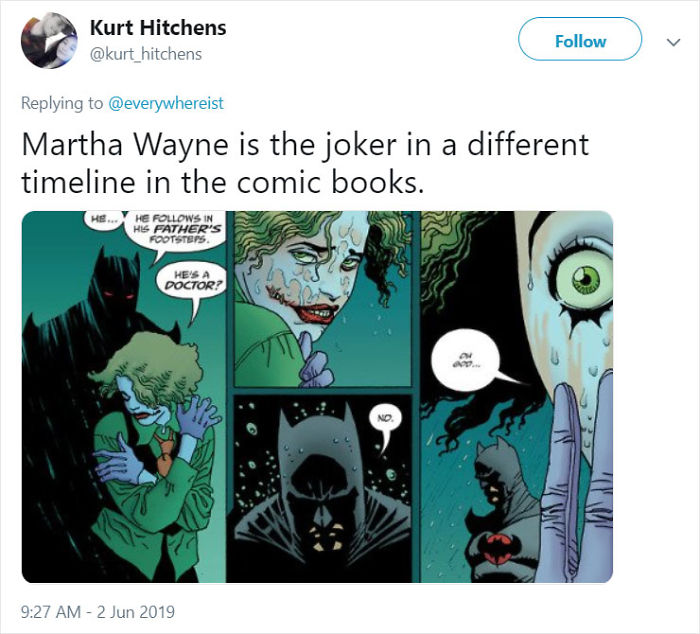 Woman Suggests A Female Joker And Men Lose Their Minds