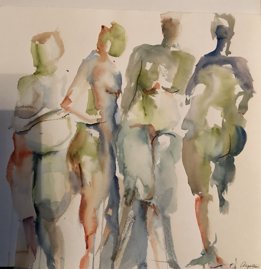 How I See People In Watercolor