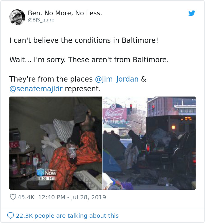 This Guy Calls Out Donald Trump For His Baltimore Comments, And The Internet Loves It