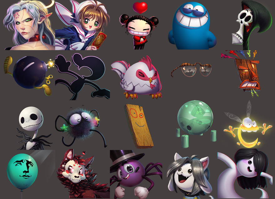 Artist Paints 200+ Pop Culture Characters In 3D Style Artist Paints 200+ Pop Culture Characters In 3D Style
