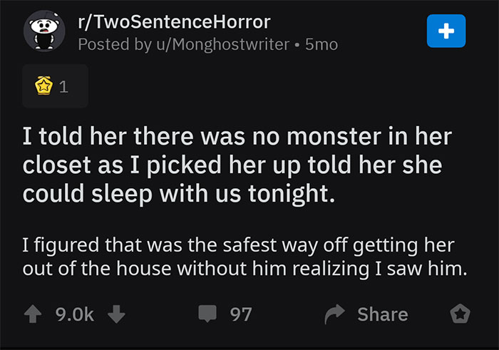 Monster In A Closet