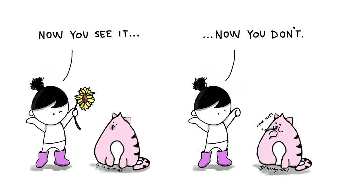 My 30 Heartwarming Comics About My Little Niece Who Says The Most Wickedly Funny Things And Her Cat