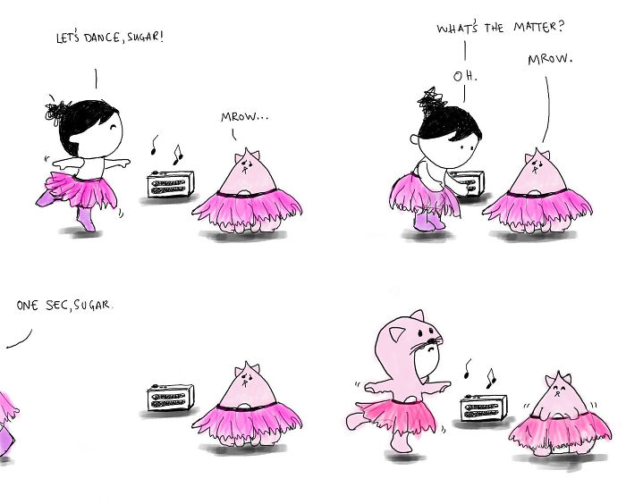 My 30 Heartwarming Comics About My Little Niece Who Says The Most Wickedly Funny Things And Her Cat