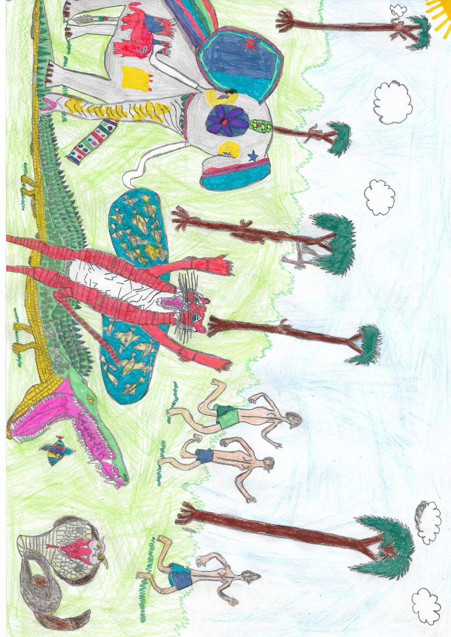 Five Year Old Boy With Passion For Art