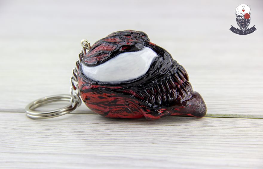 I Made This Venom And Carnage Keychains