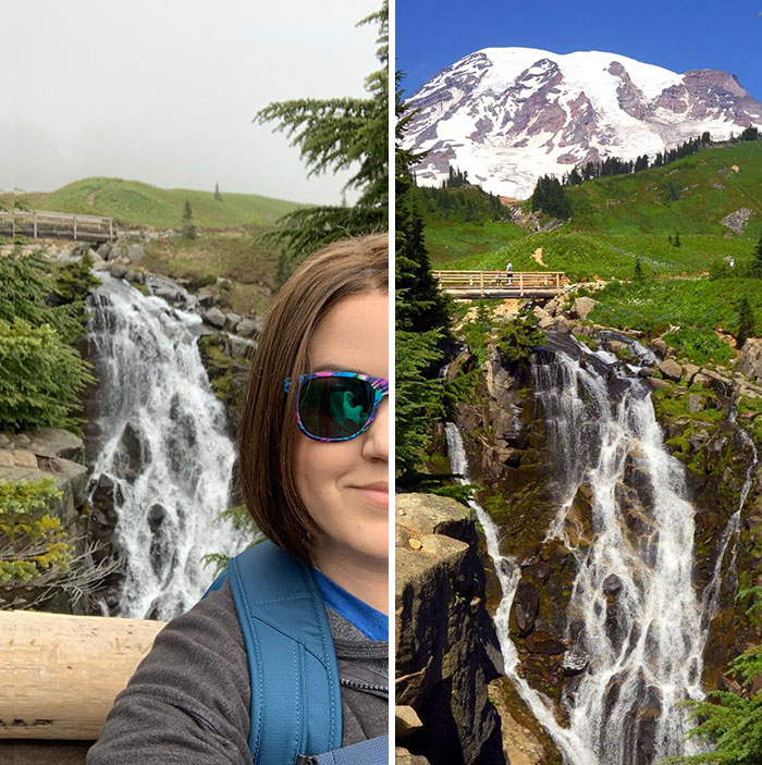 I Drove 21 Hours To Mount Rainier, And It Was Cloaked In Fog For Days