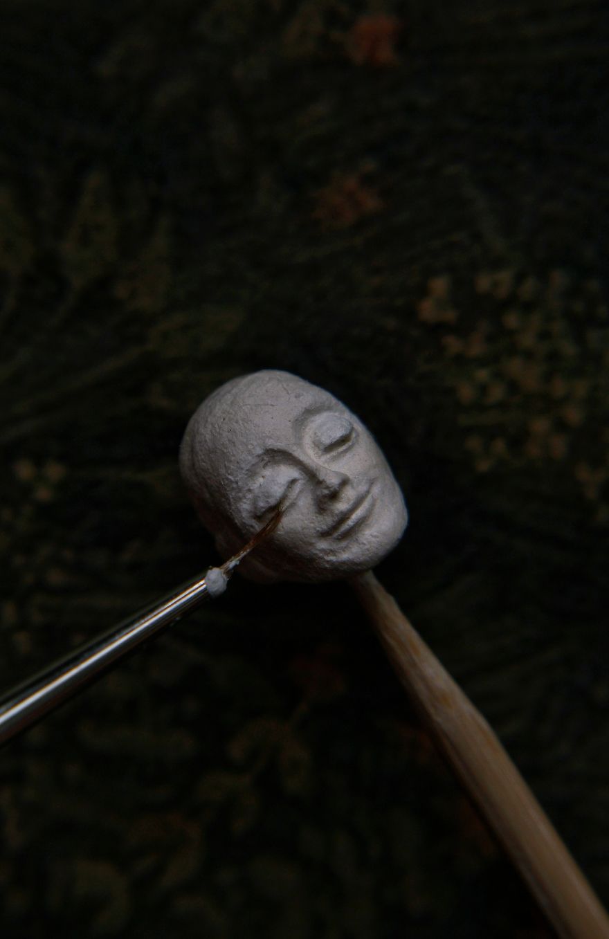Miniature Heads For My Future Tiny Medieval Sculptures