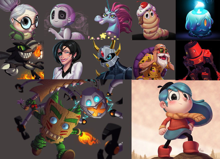 Artist Paints 200+ Pop Culture Characters In 3D Style Artist Paints 200+ Pop Culture Characters In 3D Style