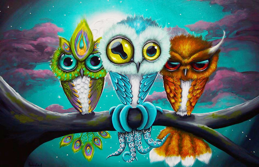 I Love Owls , I Paint Them All The Time :)