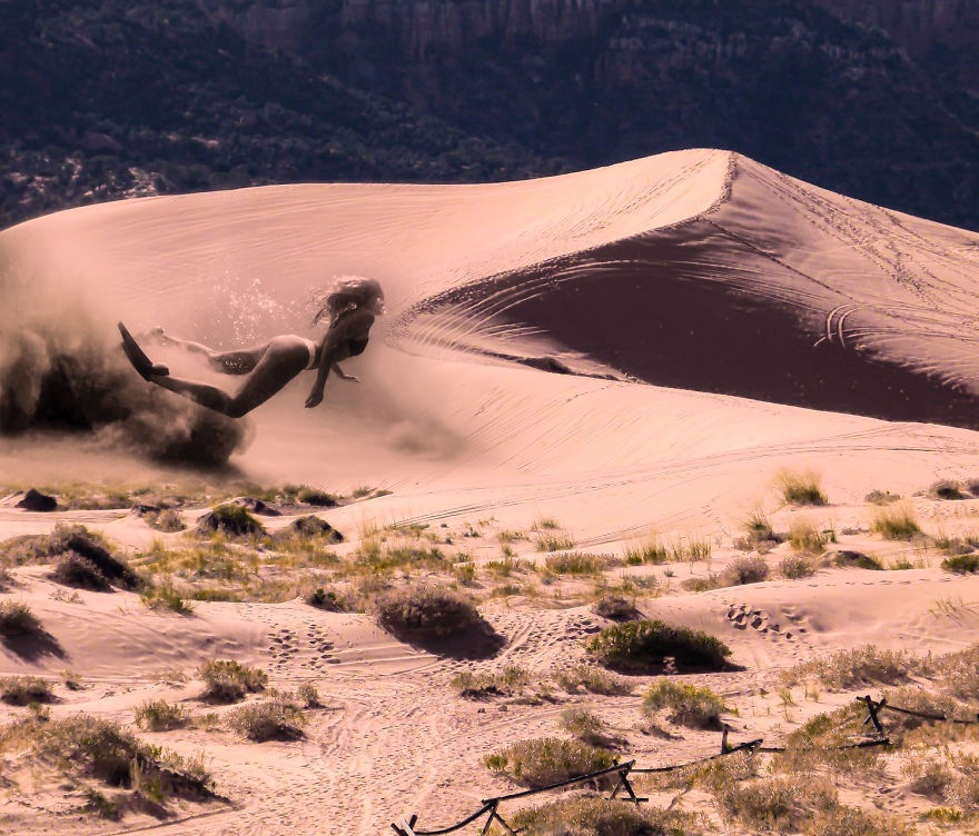 Desert Dive-Photo Manipulation