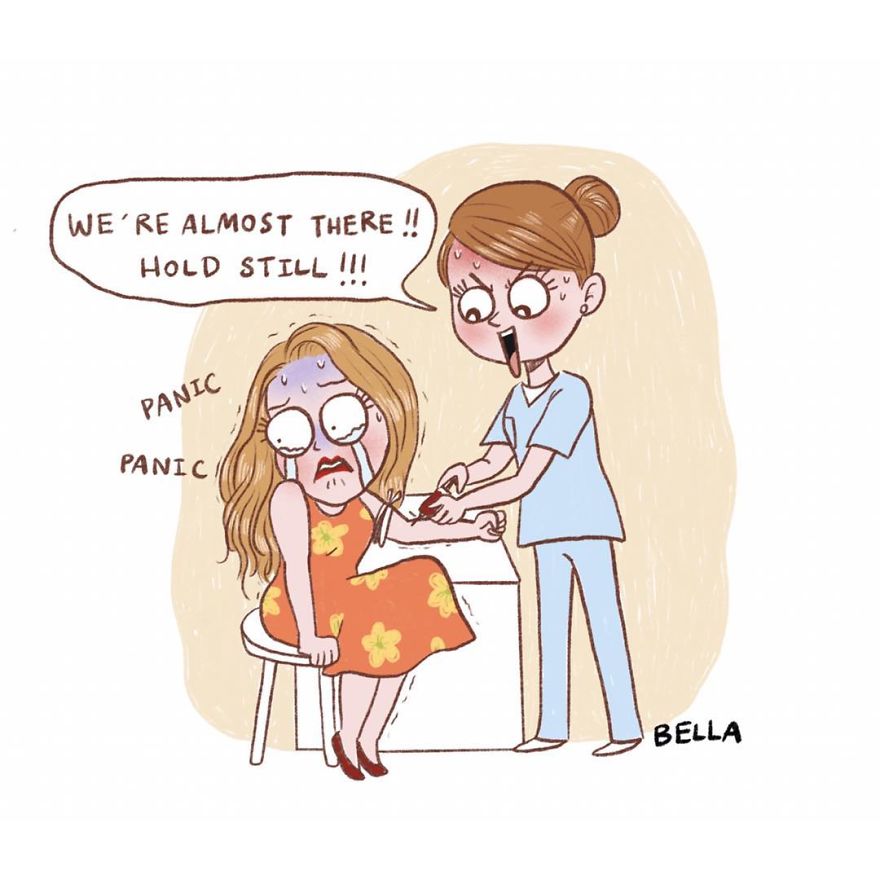 Belgian Artist Shows In Comics How We Should Face Everyday Problems With A Good Mood