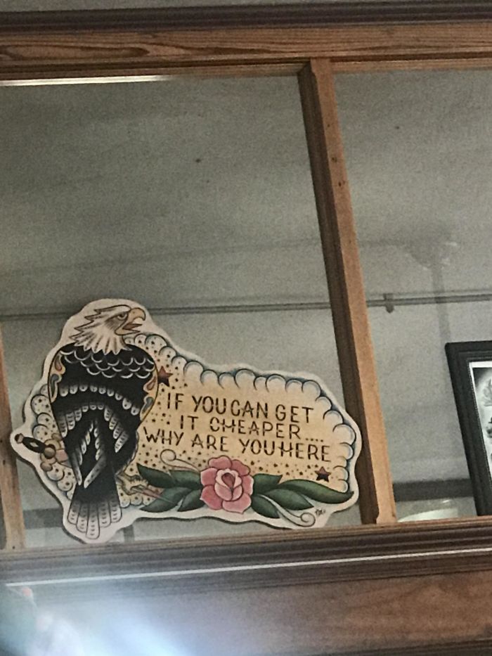 Sign At My Local Tattoo Shop