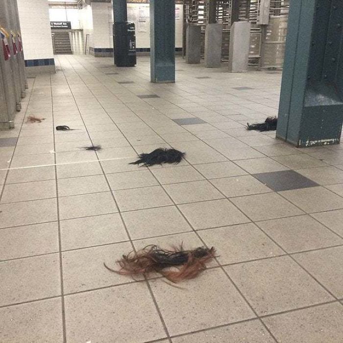 There Was A Fight At My Subway Stop, This Was The Aftermath