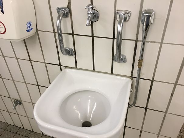 Meanwhile In Germany They Have "Puke Sinks"