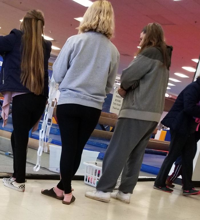 These Non-Transparent Parents In Front Of The Observation Area Of My Kid's Gymnastic Class