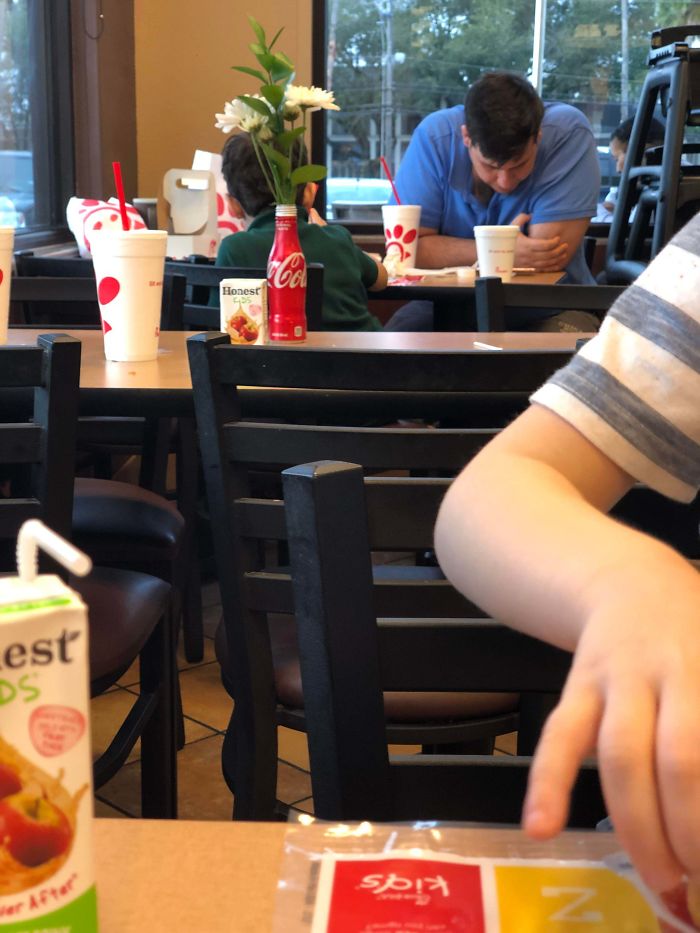 Take Your Kid To Dinner. Watch A Movie On Your Phone The Entire Time Without Headphones At Full Volume