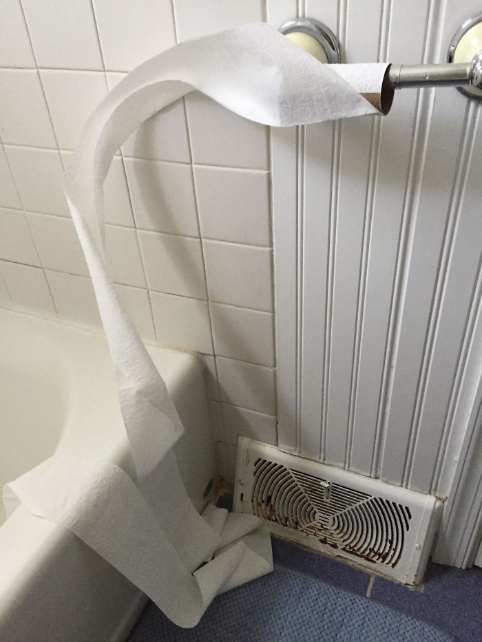 The Toilet Paper Holder In My House Is Installed Above An Air Vent