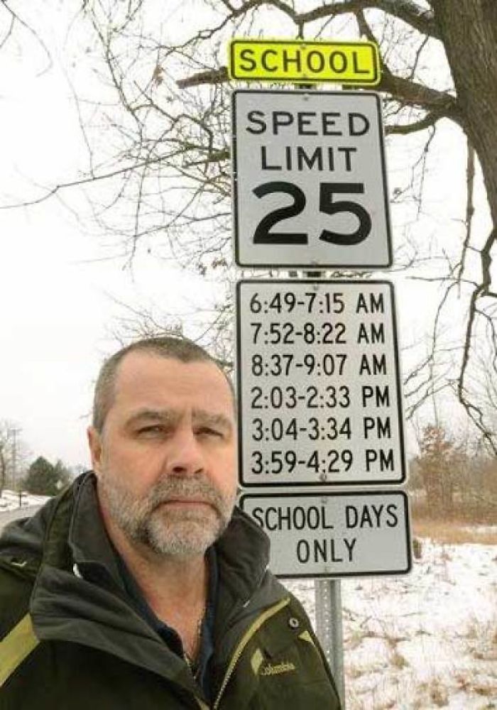 This School's Speed Limit Times
