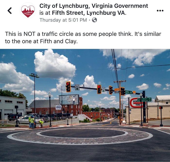 Go Ahead, Spend The Taxpayers’ Dollars On A “Decorative Circle” In The Middle Of An Intersection. What Could Go Wrong?