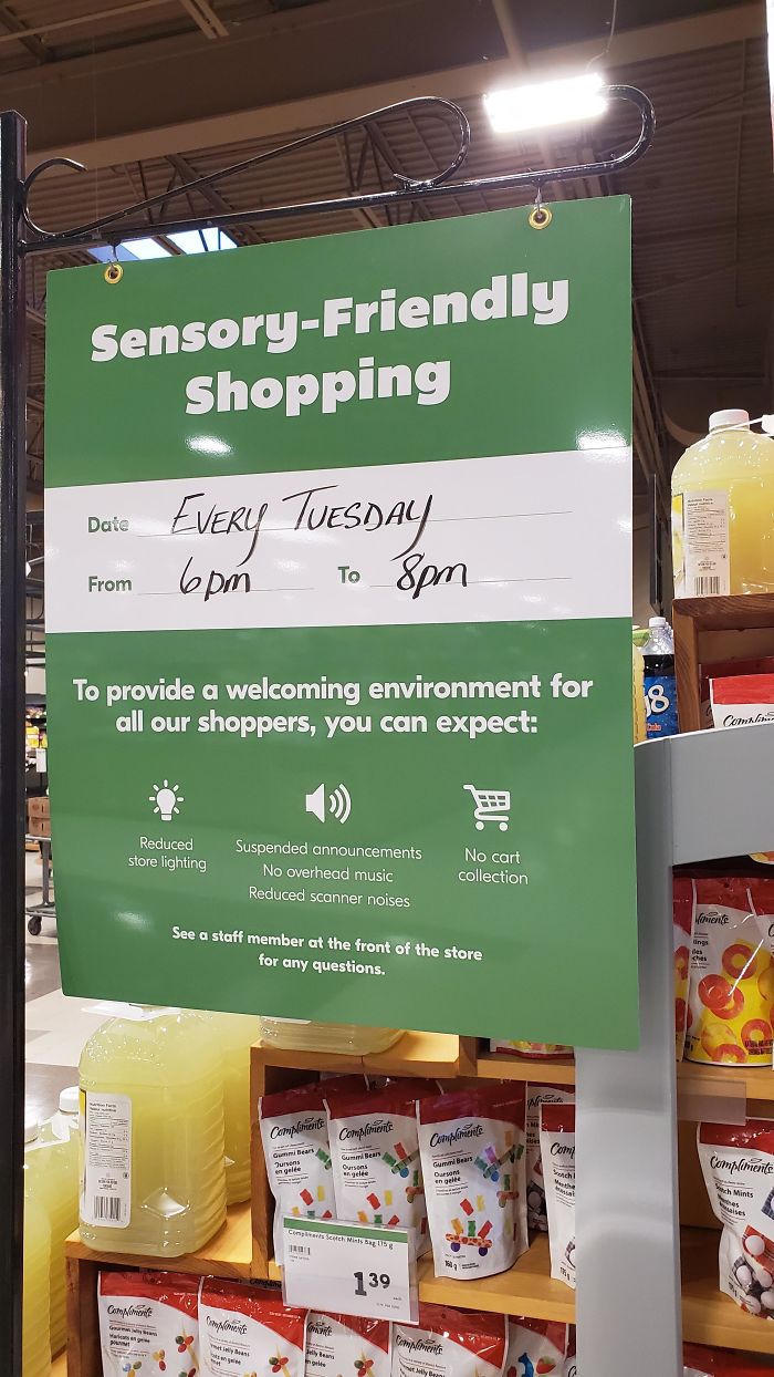 Grocery Store In Summerside, PEI (Canada) Has "Sensory Friendly Shopping"