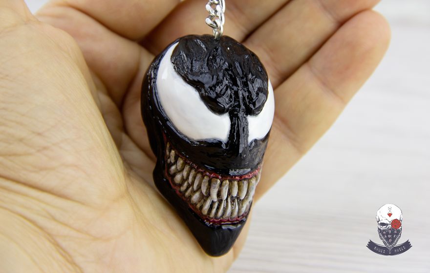 I Made This Venom And Carnage Keychains