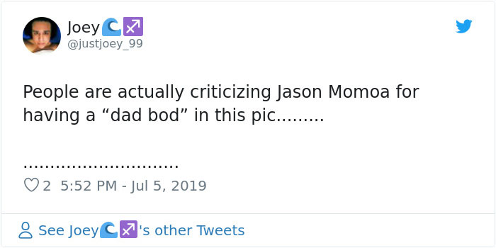 Jason Momoa Body-Shamed Over His ‘Dad Bod’