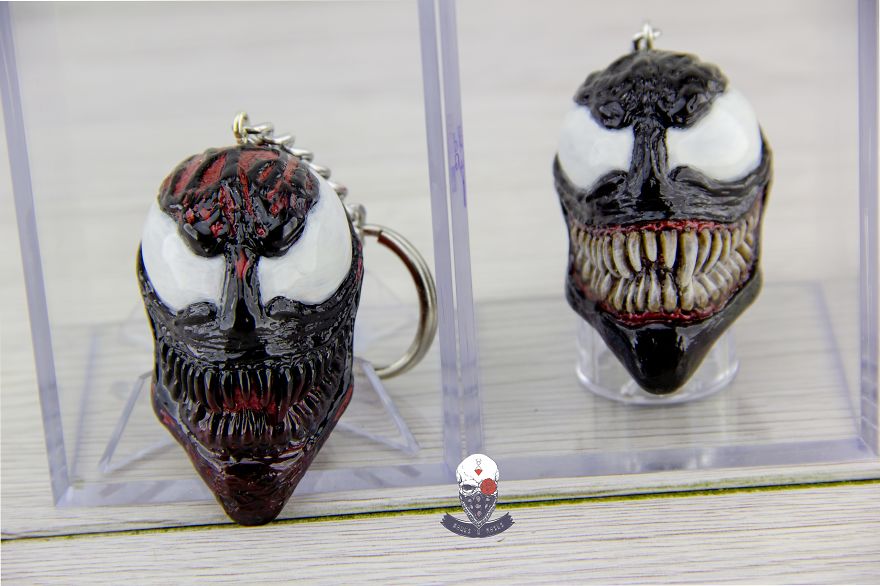 I Made This Venom And Carnage Keychains