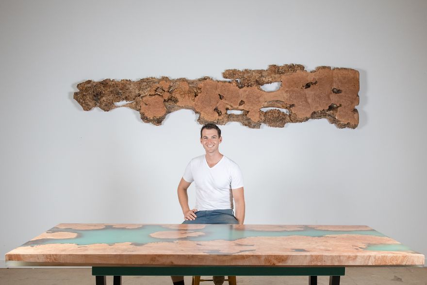 I Made This River Table And Wall Art.