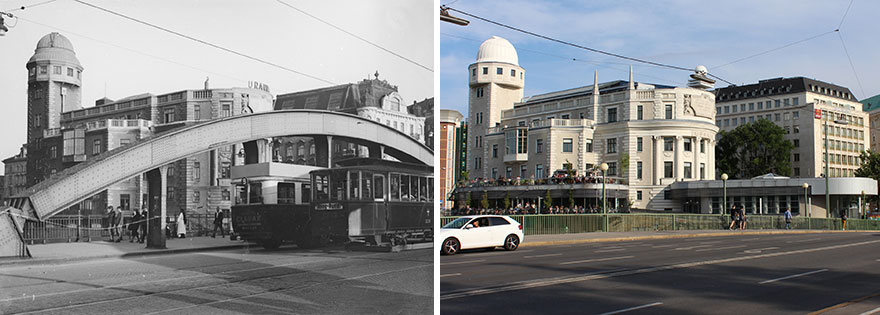 Urania Building 1930 vs. 2019
