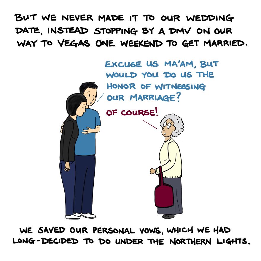 I Illustrated The 15-Year-Long Period Of My Life When I Met, Fell In Love With, And Married The Love Of My Life