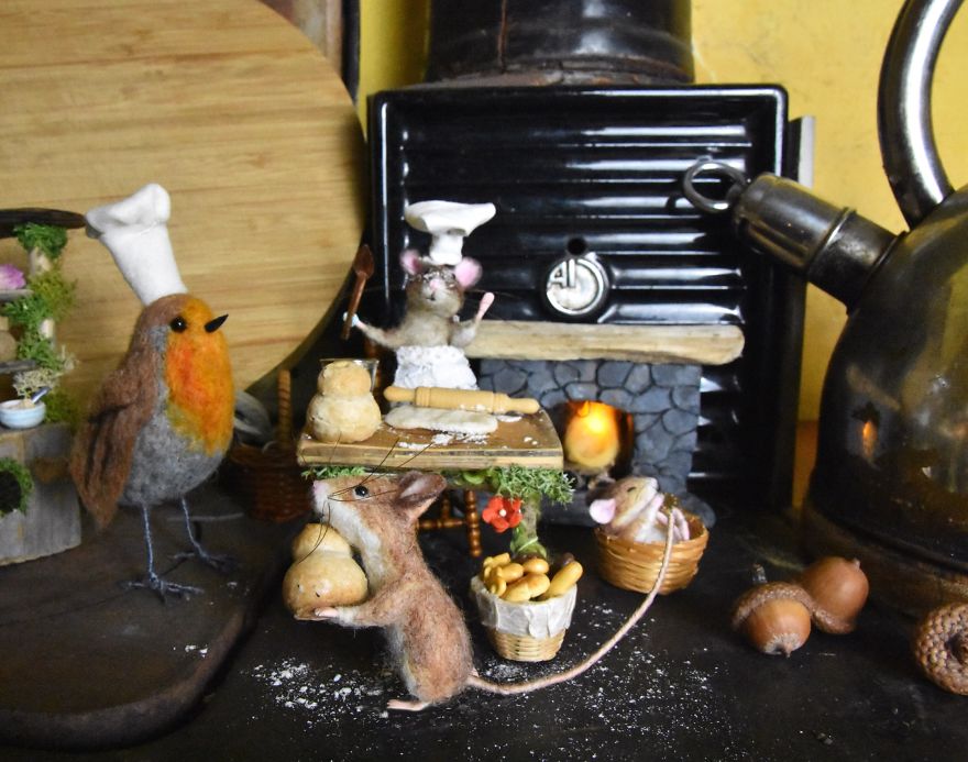 My 22 Of Needle-Felt Mice That I Turned Into Famous Characters