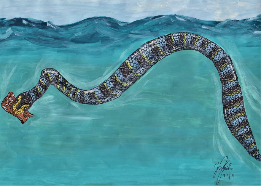 I Paint Colorful Marine Animals With A Twist To Show The Extent Of Plastic Pollution In Our Oceans I Paint Colorful Marine Animals With A Twist To Show The Extent Of Plastic Pollution In Our Oceans