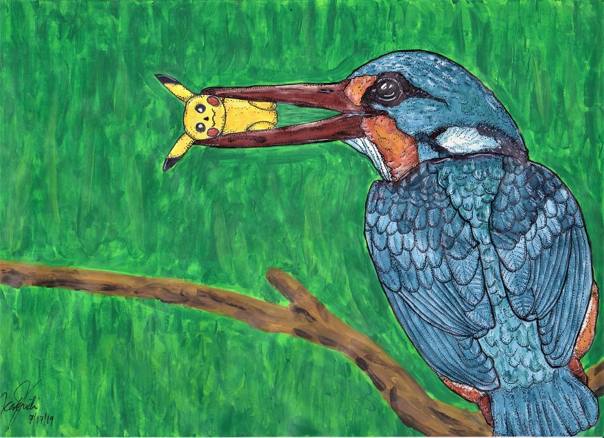I Paint Colorful Marine Animals With A Twist To Show The Extent Of Plastic Pollution In Our Oceans I Paint Colorful Marine Animals With A Twist To Show The Extent Of Plastic Pollution In Our Oceans