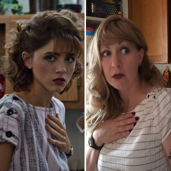 I Recreate The Awesome '80s Looks From Stranger Things That Cost Almost Nothing (9 Pics)