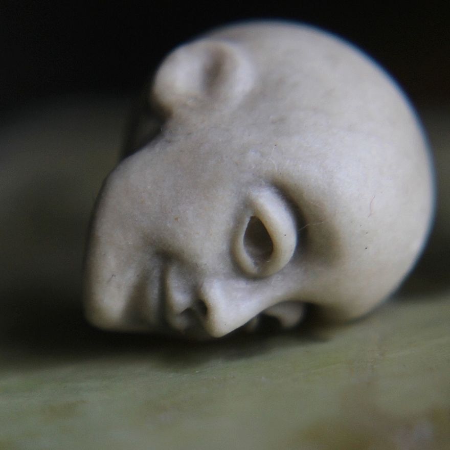 Miniature Heads For My Future Tiny Medieval Sculptures