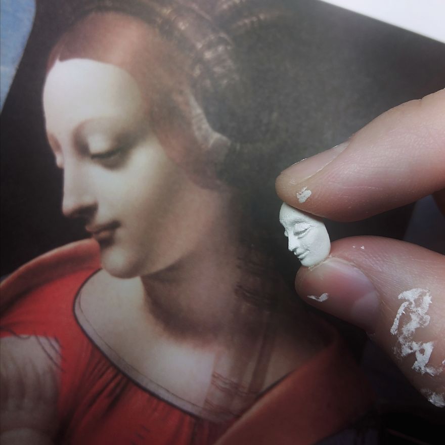 Miniature Heads For My Future Tiny Medieval Sculptures