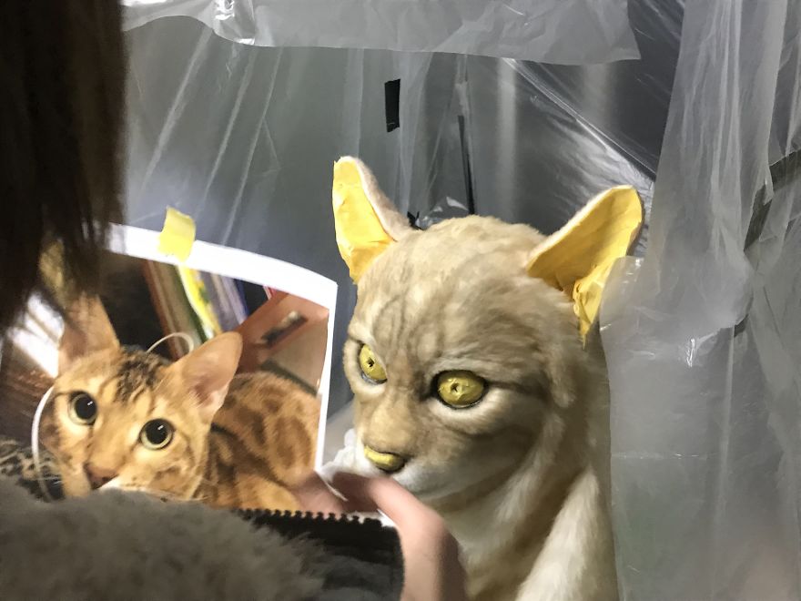These Super Realistic Custom-Made Pet Replica Masks Are A Sweet Spot Between Cute And Frightening