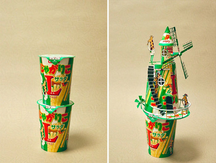 Japanese Artist Turns Product Packaging Into Art, And The Results Are Amazing (19 New Pics)