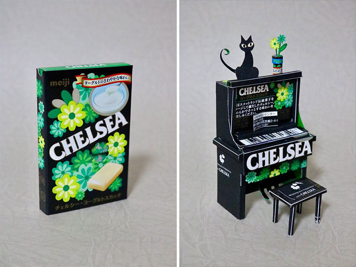 Japanese Artist Turns Product Packaging Into Art, And The Results Are Amazing (19 New Pics)