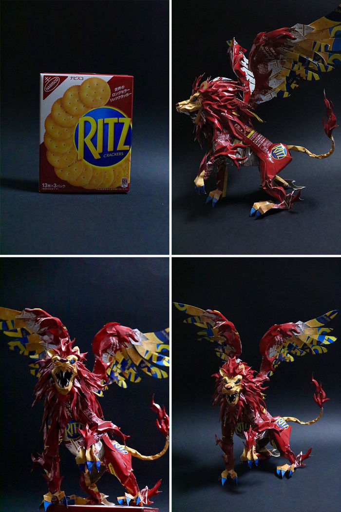 Japanese Artist Turns Product Packaging Into Art, And The Results Are Amazing (19 New Pics)
