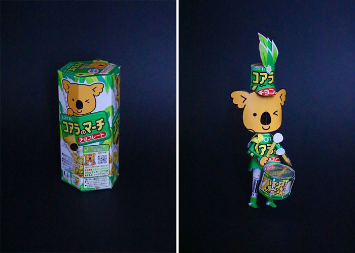 Japanese Artist Turns Product Packaging Into Art, And The Results Are Amazing (19 New Pics)