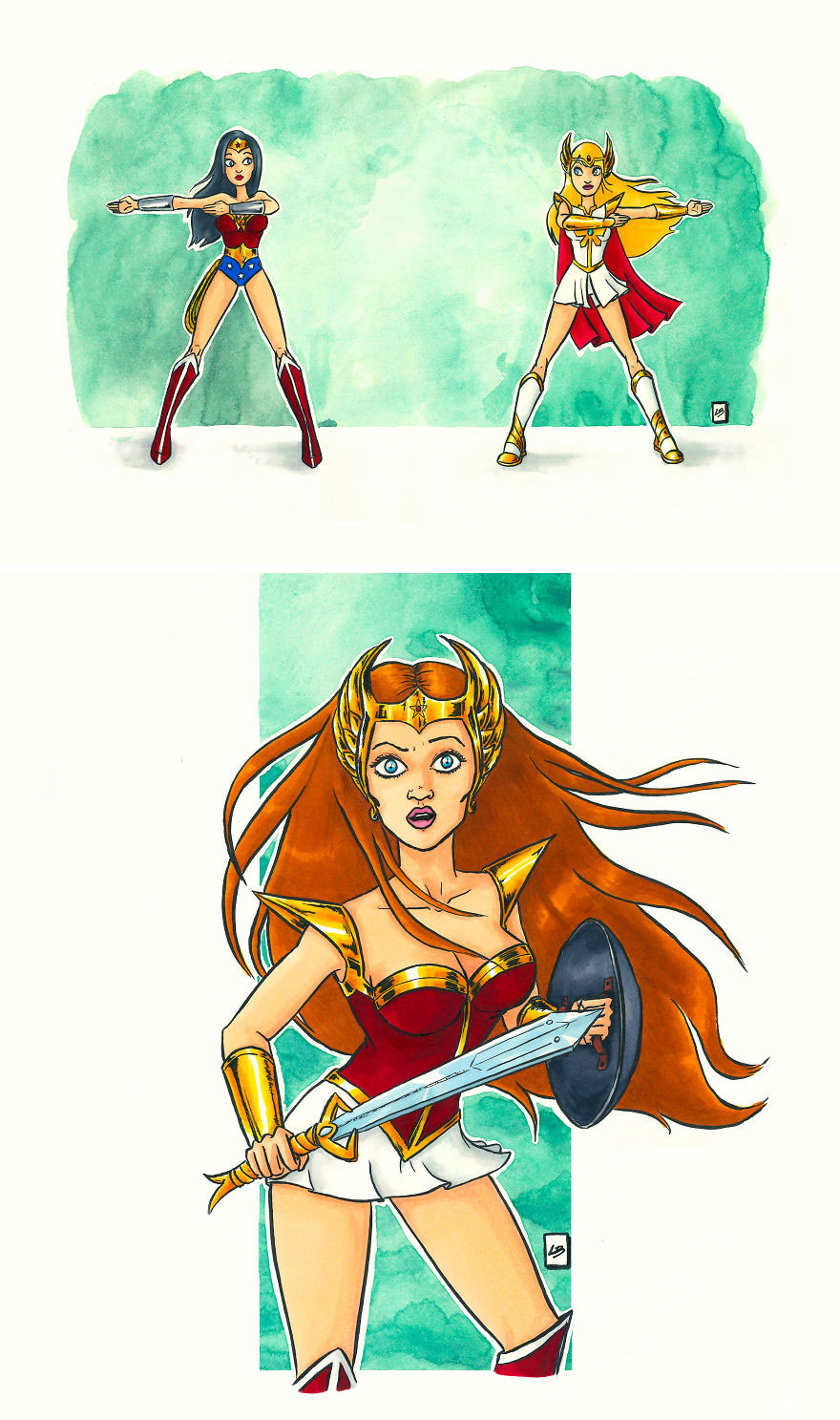 Wonder Woman x She-Ra