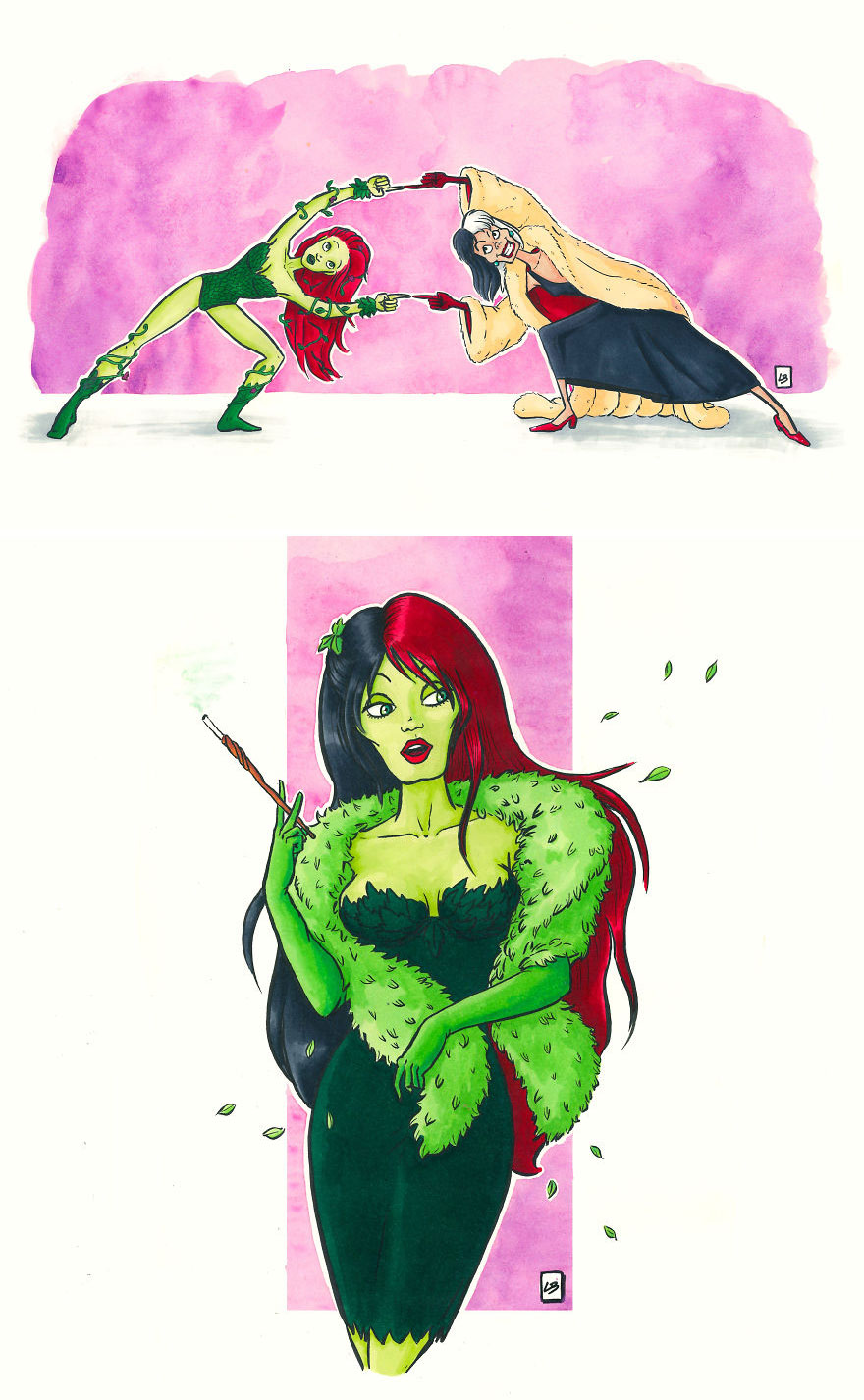 Poison Ivy x Cruella de Vil
