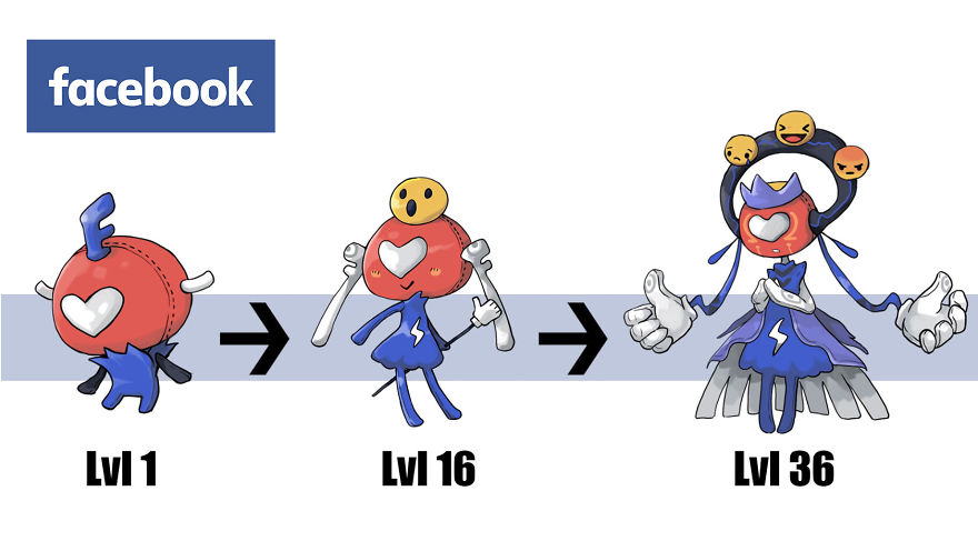 This Illustrator Transforms Famous Brands Into Evolving Pokemons