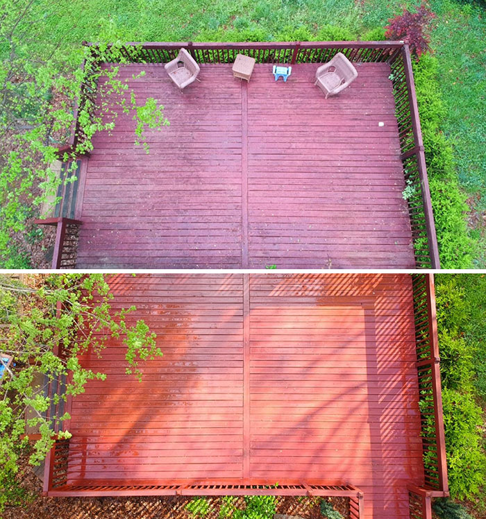Bought A Drone For My Powerwashing Business, First Shot Was A Success