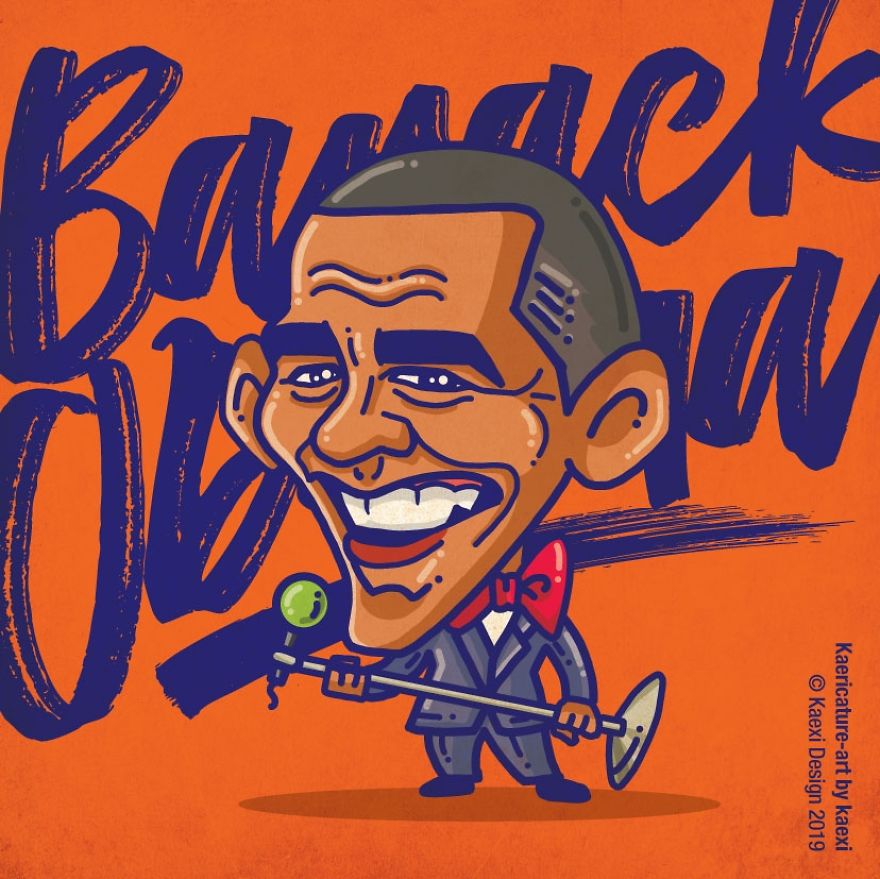 World Political Leaders Turn Into Caricature Art