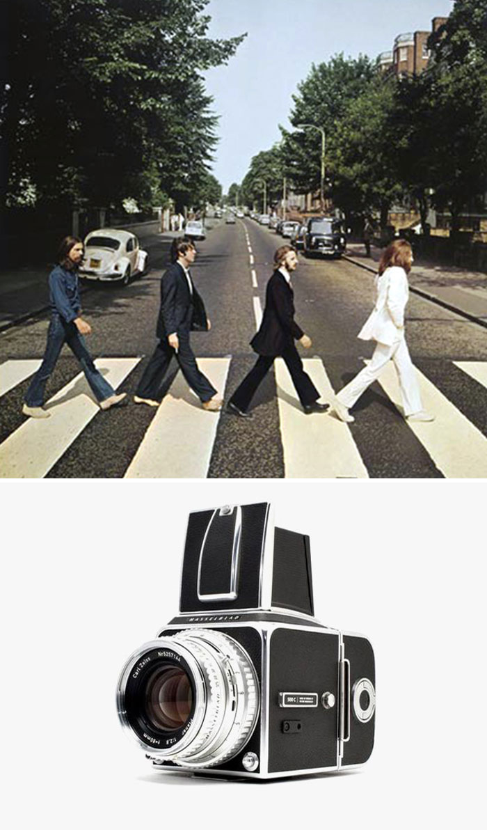 Abbey Road Album Cover By Iain Macmillan, 1969 / Hasselblad