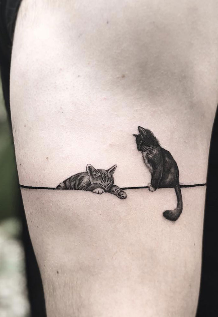 40 People Who Got Absolutely Awesome Cat Tattoos
