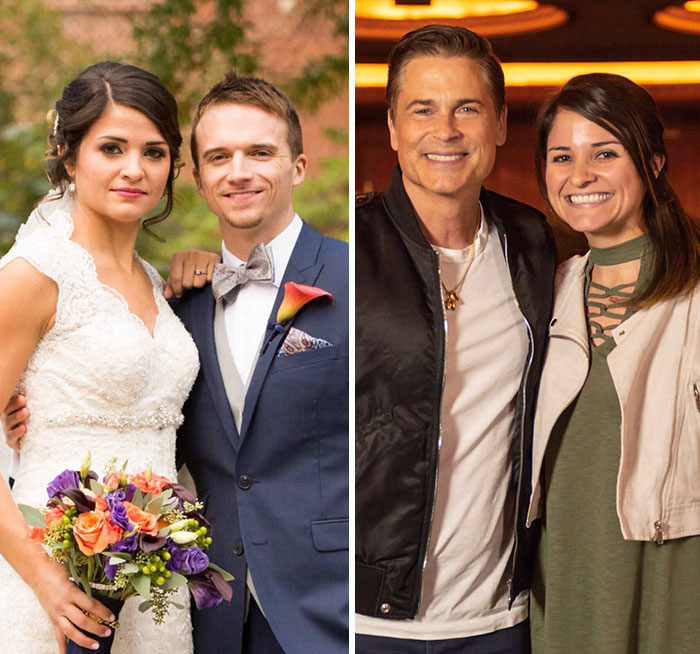My Wife’s Face On Our Wedding Day Compared To When She Met Rob