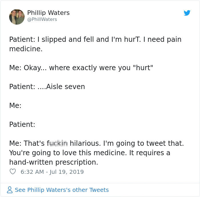 Someone Found Out Their Family Physician Has A Hilarious Twitter Account (6 Pics)